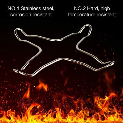 2 pcs Stainless Steel Gas Hob Reducer For Gas Hob, Hob, Hob, Hob, Trivet, Wok Holder, Gas Pot - Image 2
