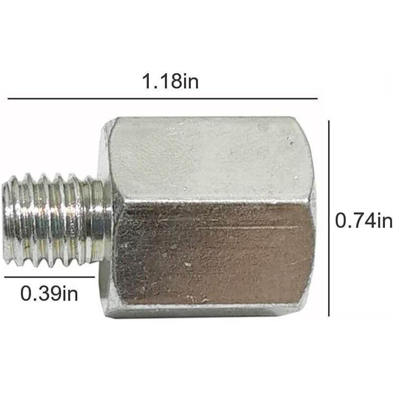 M10 M14 Adapter Angle Grinder Polisher Thread Drill Bit Interface Converter Connector Power Tools Accessories - Image 2