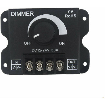 LED Dimmer Controller 12V 24V 30A Pwm Dimmer 360W For LED Strips Or LED Light