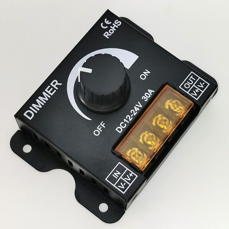 LED Dimmer Controller 12V 24V 30A Pwm Dimmer 360W For LED Strips Or LED Light - Image 2