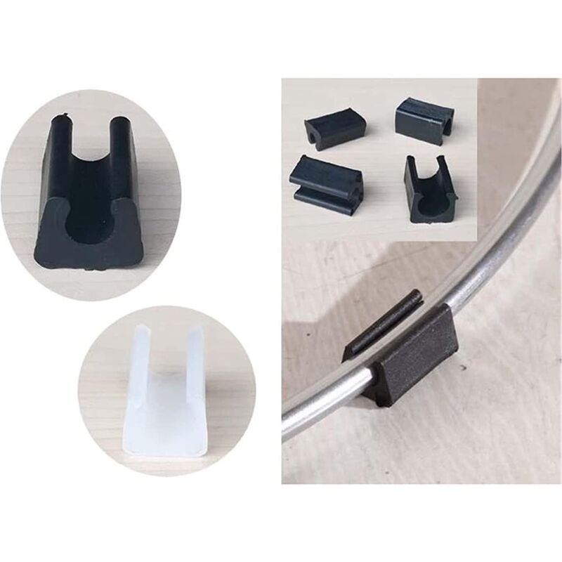32 pcs Chair Leg Caps Tube End Caps Pads Furniture Floor Protectors U Shape Plastic Chair Caps,Chair Leg Caps Silicone - Image 3