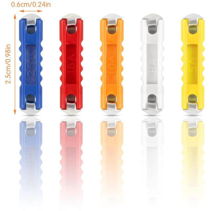 Torpedo Fuse, 200 pcs Car Torpedo Fuse For Classic Car Motorcycle, Car Torpedo Fuse With Storage Box And Continental - Image 2