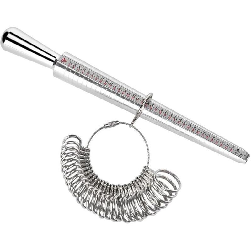 Ring Sizer 41-76 Finger Size Gauge Ring Sizer Tool With 3 Measuring Scales (Eu, Us, Uk) - Image 3