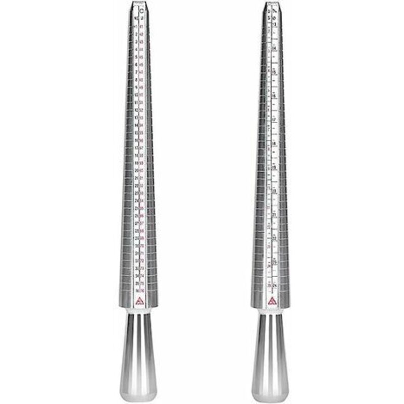 Ring Sizer 41-76 Finger Size Gauge Ring Sizer Tool With 3 Measuring Scales (Eu, Us, Uk) - Image 4