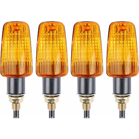 4 pcs Motorcycle Indicators Turn Signals 12V Waterproof Universal For Motorcycle Scooter Quad Cruiser Off ROad