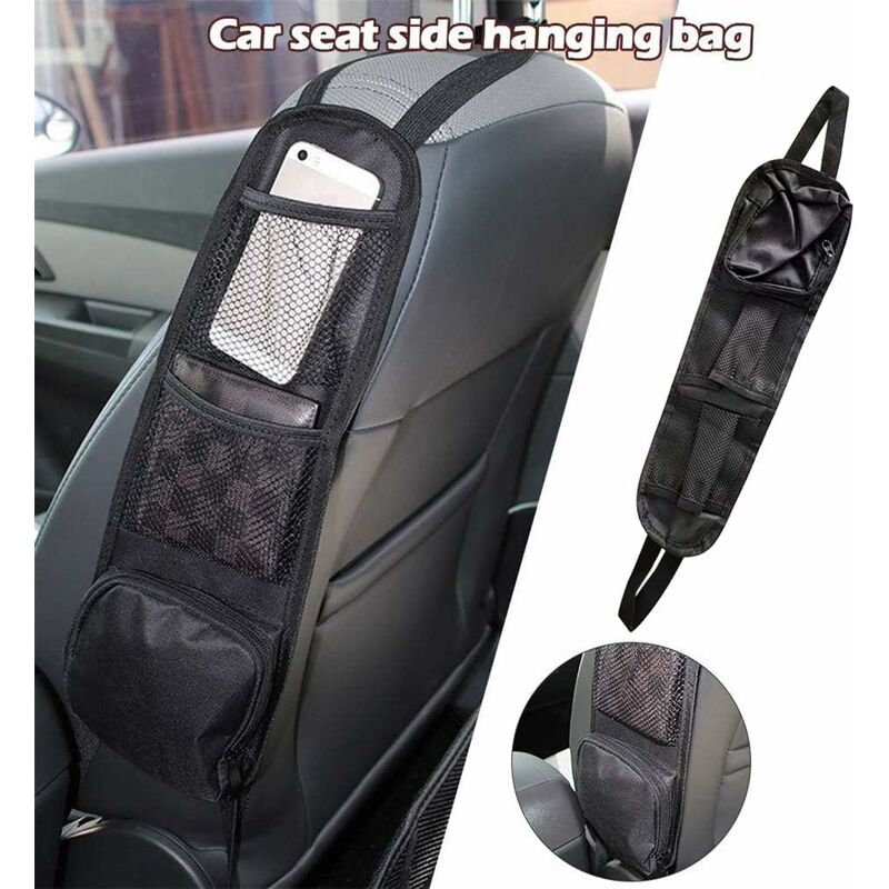 Car Side Storage, Car Seat Side Organizer, Multi-Function Car Seat Hanging Bag, Car Seat Storage Bag, Car Storage - Image 3
