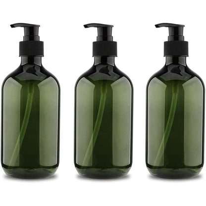 3 pcs 5Ooml Pump Bottles, Shampoo Bottle, Refillable Liquid Dispensers Dispenser Bottle, Empty Refillable Pump