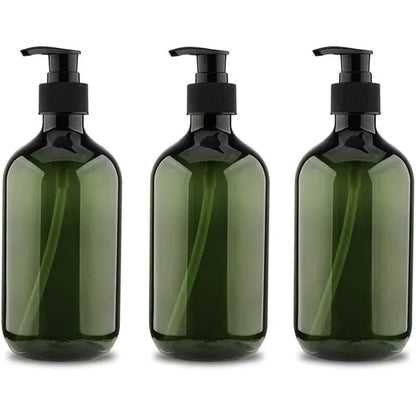 3 pcs 5Ooml Pump Bottles, Shampoo Bottle, Refillable Liquid Dispensers Dispenser Bottle, Empty Refillable Pump
