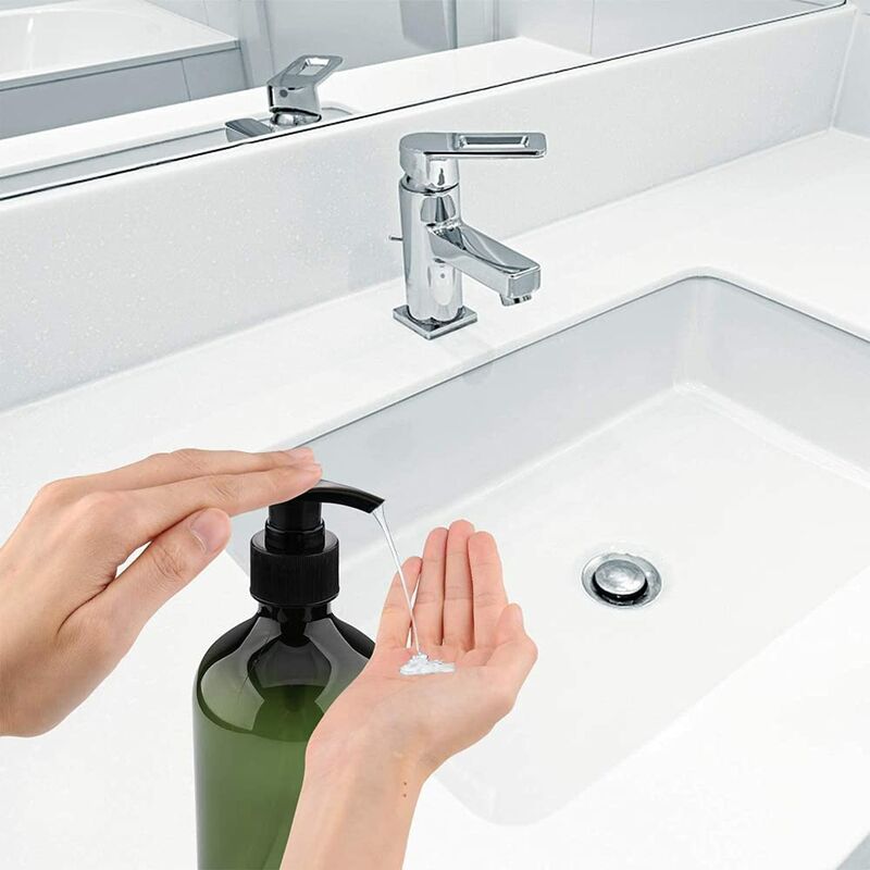 3 pcs 5Ooml Pump Bottles, Shampoo Bottle, Refillable Liquid Dispensers Dispenser Bottle, Empty Refillable Pump - Image 4