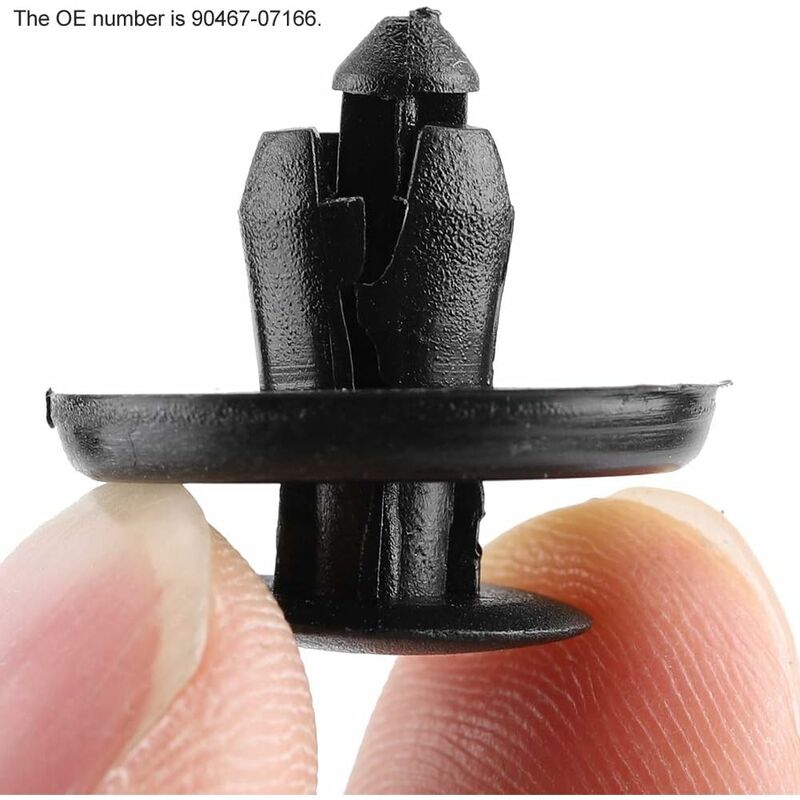 Car Fender Clips, Rivet Clips Mudguard For Car Fender Clips Retainer Fasteners Mudguard Hood For 90467-07166 (50 pcs) - Image 4