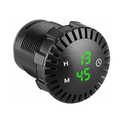 Car LED Clock Touch Clock Waterproof Car Digital Clock 12V/24V Mini LED Digital Clock Mini Motorcycle Clock Diameter - Image 3