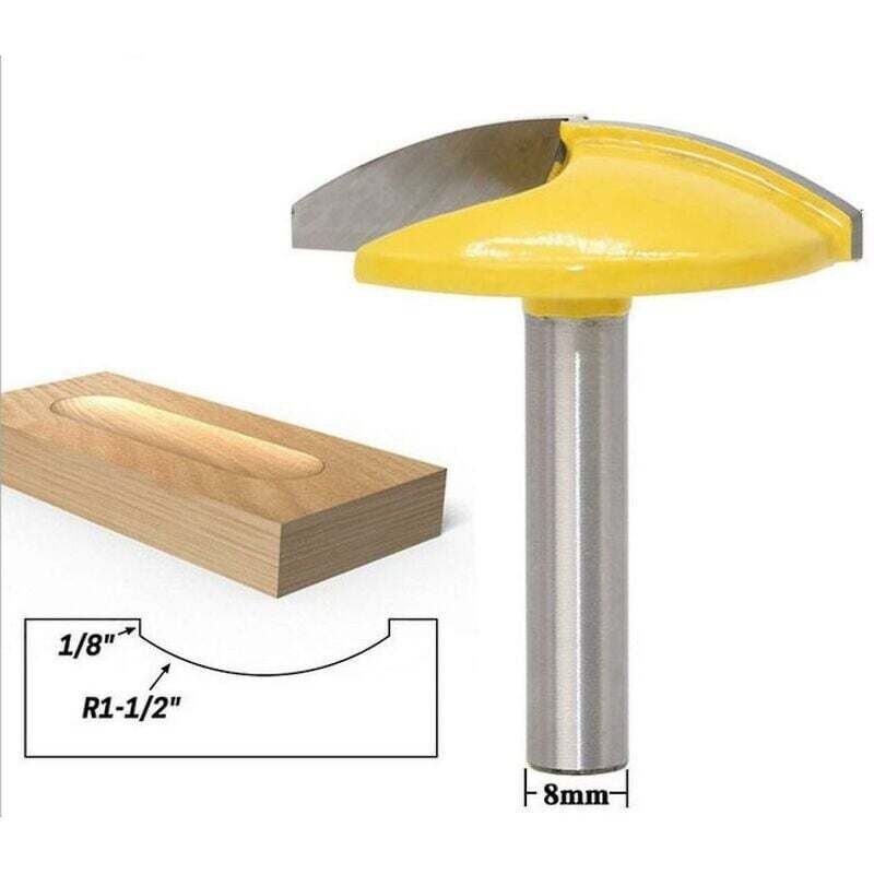 Curved And Horizontal ROuter Bit With 8Mm Shank Carbide Molding Cutter - Professional Wood Cutting Tools（44.2Mm） - Image 4