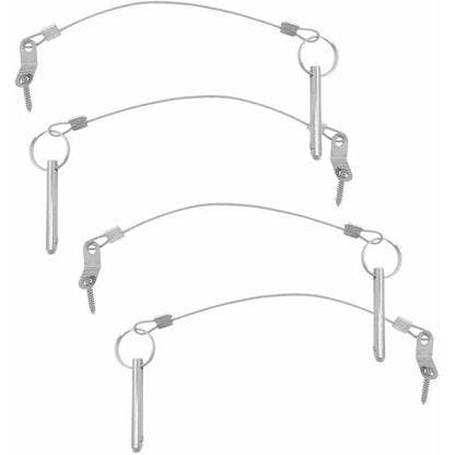 4 pcs Quick Release Pins, 6.3Mm Top Pin Diameter, 51Mm Total Length, 40Mm Effective Length With 316 Stainless Steel - Image 4