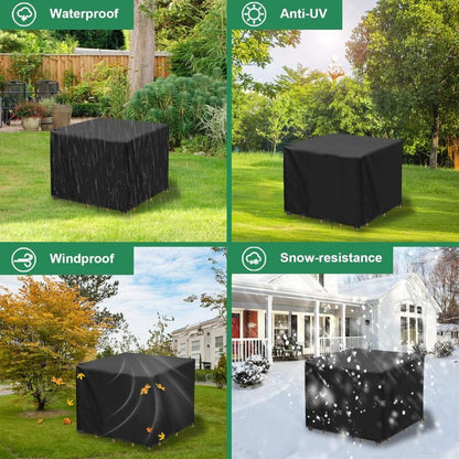 Square Garden Table Cover, Waterproof Garden Furniture Cover, Anti-Uv, Oxford Fabric Outdoor Garden Furniture Table - Image 4