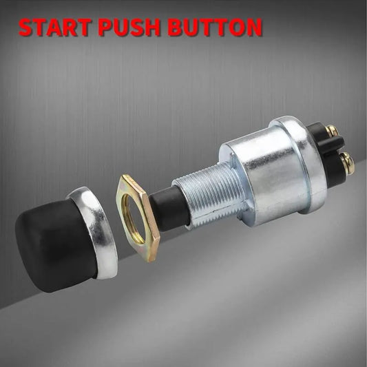 Engine Start Push Button Switch, Waterproof Momentary Starter Switch, 12V/24V Ignition Switch For Car Truck Boat Rv Atv - Image 2