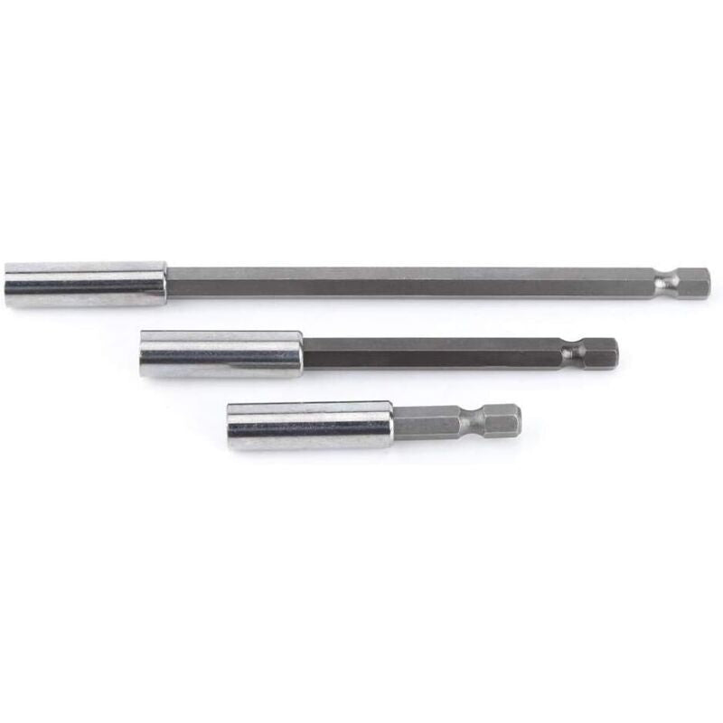 3 pcs 1/4" Magnetic Bit Holder Screwdriver Extension Hex Shank 60Mm 100Mm 150Mm Screwdriver Bit Extension - Image 4