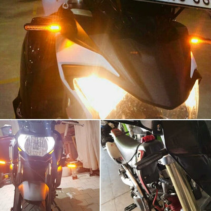 2 pcs Universal Motorcycle LED Turn Signal Light Motorcycle Turn Signals DAytime Running Light Motorcycle Flasher Bulb - Image 2