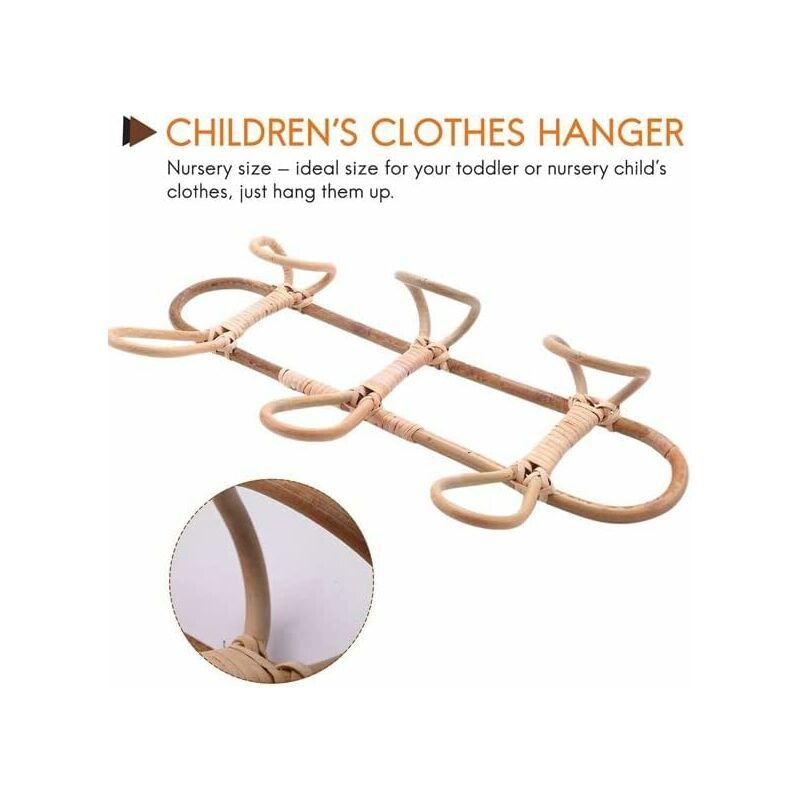 Rattan Wall Hooks Wall Coat Rack Wall Hook For Kids Clothes Hats And Clothing - Image 4