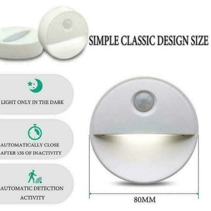 LED Motion Sensor Night Light Sleep-Inducing LED Bulbs Cordless Operation Perfect For Bathroom Cabinets, Stairs And More - Image 3
