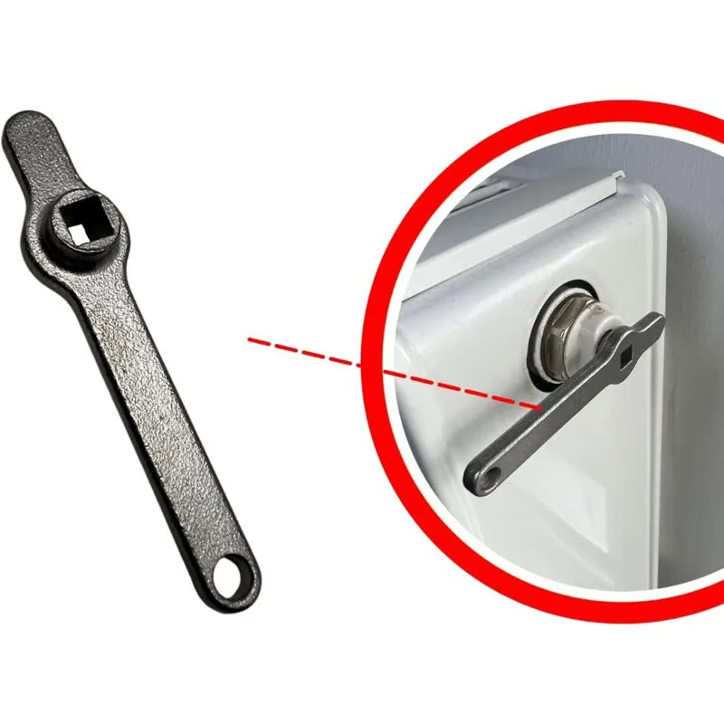 Bleeder Wrench Heater Key Square Key Radiator Bleeder Handle Radiator Vent Absolute New Premium Stainless Steel - Image 2