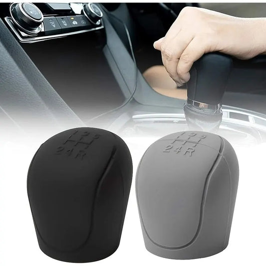 Car Gear Shift Knob Cover, Car Gear Shift Knob Cover, Silicone Car Gear Shift Knob Cover, Wear-Resistant, Anti-Scratch - Image 2