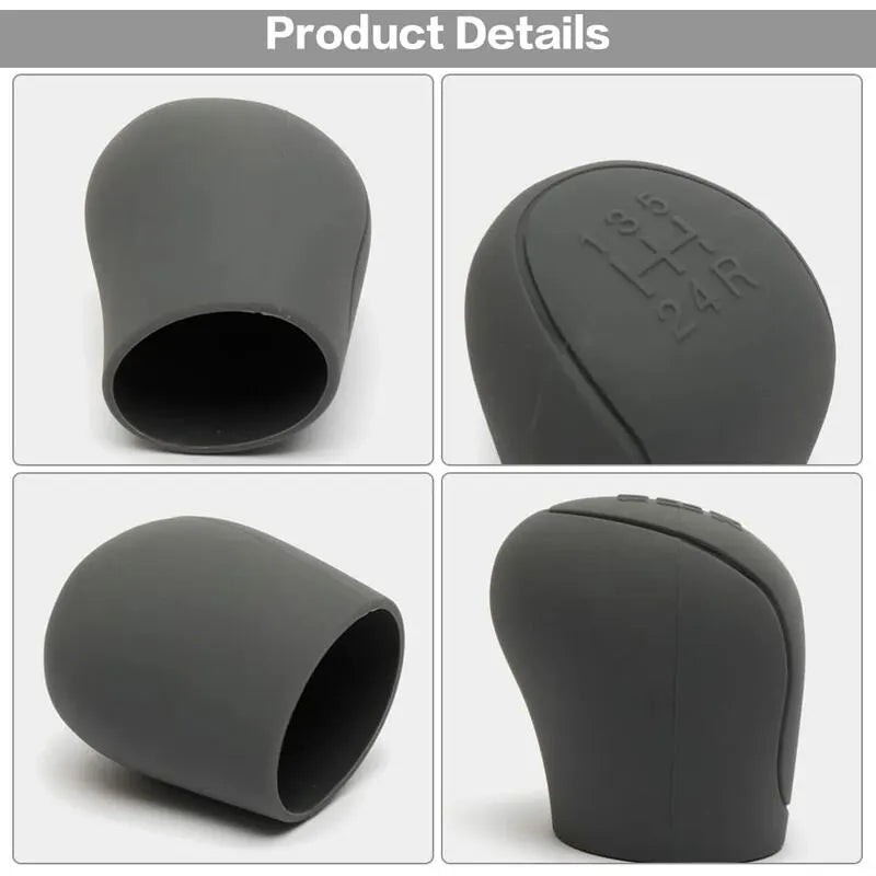 Car Gear Shift Knob Cover, Car Gear Shift Knob Cover, Silicone Car Gear Shift Knob Cover, Wear-Resistant, Anti-Scratch - Image 4