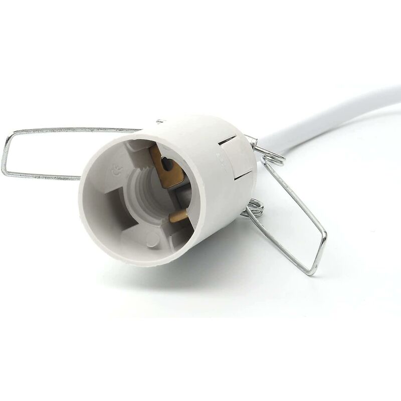 Salt Lamp Cable With Switch - E14-1.8M - Salt Lamp Socket, White - Image 3