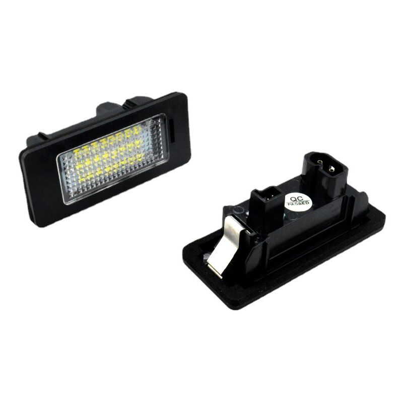 2 pcs Car License Plate Light For B Mw 1 3 5 X Series Error Free 2W 24 LED White Rear Number Plate Light Direct - Image 2