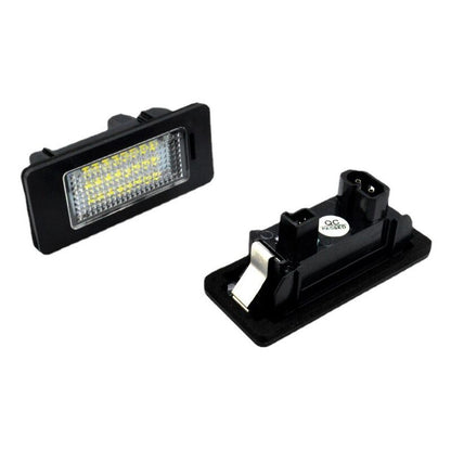 2 pcs Car License Plate Light For B Mw 1 3 5 X Series Error Free 2W 24 LED White Rear Number Plate Light Direct - Image 2