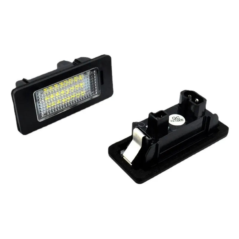 2 pcs Car License Plate Light For B Mw 1 3 5 X Series Error Free 2W 24 LED White Rear Number Plate Light Direct - Image 2