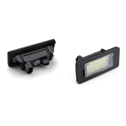 2 pcs Car License Plate Light For B Mw 1 3 5 X Series Error Free 2W 24 LED White Rear Number Plate Light Direct - Image 3