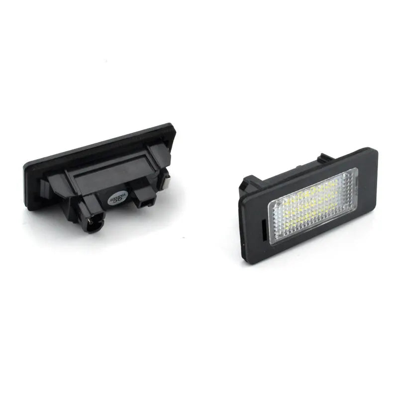 2 pcs Car License Plate Light For B Mw 1 3 5 X Series Error Free 2W 24 LED White Rear Number Plate Light Direct - Image 3
