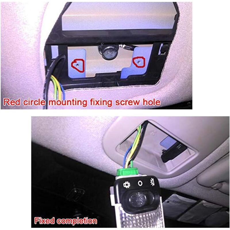 Interior Reading Light Panel Bulbs Car Ceiling Lamp For 206 207 C2 - Image 2