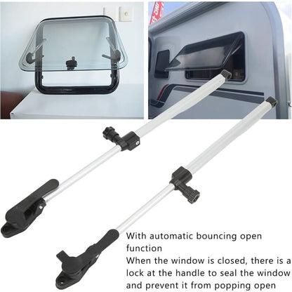 Caravan Window DAmper, Aluminum Alloy 310-435Mm 1 Pair Motorhome Window Support ROds For Camper Trailers - Image 4