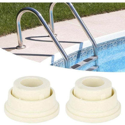 Rubber Pool Ladder Bumpers, Set Of Two White Ladder Bumpers For Pool Ladders… - Image 4