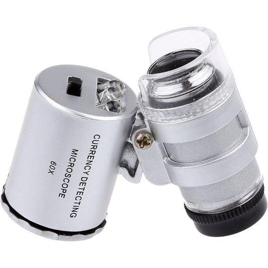 60X Mini LED Uv Illuminated Jeweler Loupe