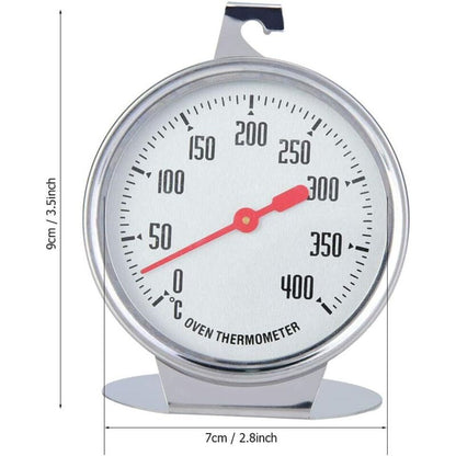 Oven Thermometer, Stainless Steel Instant Read Oven Grill Monitoring Thermometer Kitchen Thermometer For Cooking - Image 3