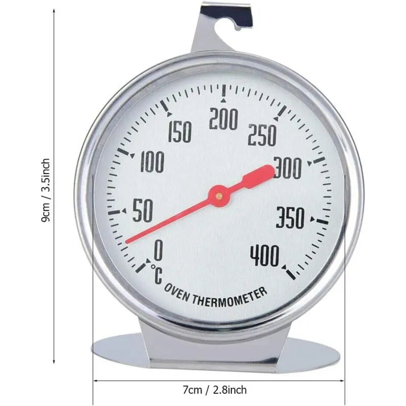 Oven Thermometer, Stainless Steel Instant Read Oven Grill Monitoring Thermometer Kitchen Thermometer For Cooking - Image 3