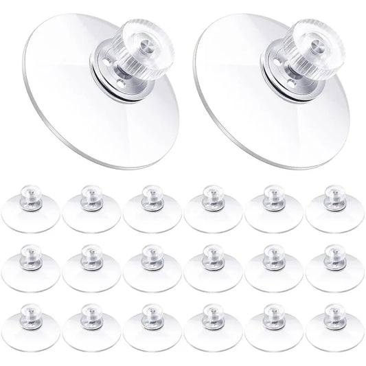 40Mm Plastic Suction Cups Clear Pvc Suction Cup Strong Adhesive Suction Holder With Screw Nut For Car Shade Cloth Glass