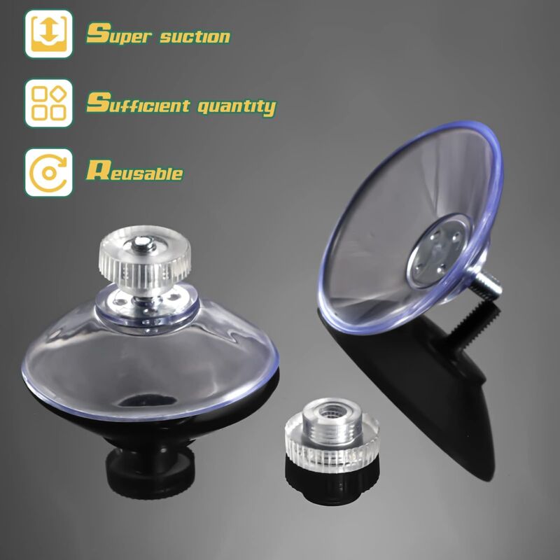 40Mm Plastic Suction Cups Clear Pvc Suction Cup Strong Adhesive Suction Holder With Screw Nut For Car Shade Cloth Glass - Image 3