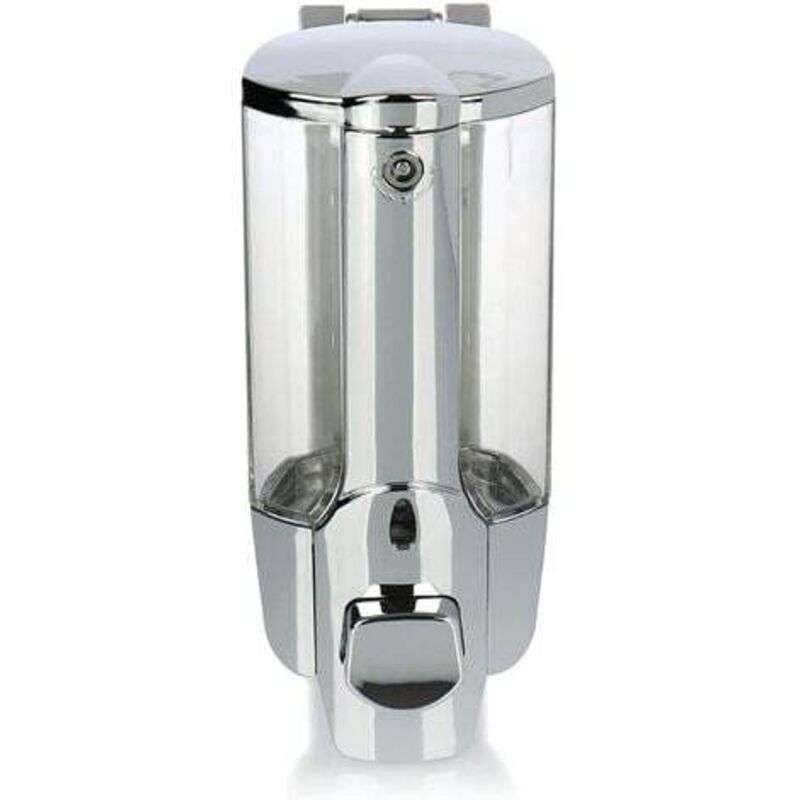 2X Wall Mount Soap Dispenser - Wall Mounted Soap Dispenser, Refillable - Soap Dispenser For Shower Gel And Shampoo - Image 4