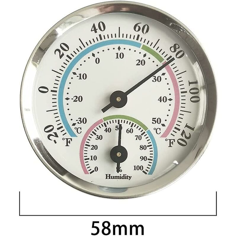 Thermo Hygrometer, Temperature Hygrometer, Indoor Thermometer And Indoor Hygrometer, For Indoor Or Outdoor, High - Image 2