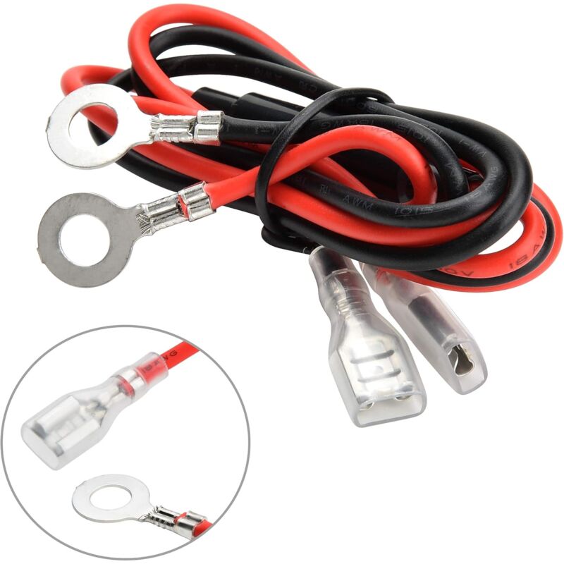 2 Pack Cigarette Lighter Socket, Waterproof Marine Grade For Boat, Motorcycle, Car, With 1M Connection Cable 12V/24V Dc - Image 3