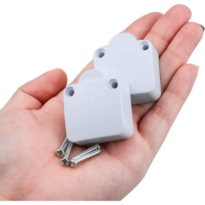 2 Piece Door Cabinet Switch Automatic Light Switch For Closets, White - Image 2