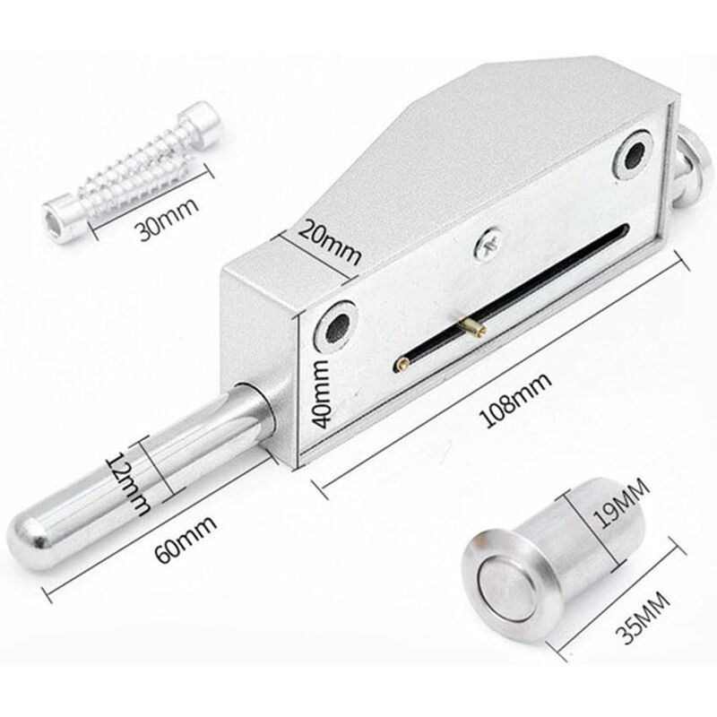 Multi-Purpose Door Lock, Garage Door Lock, Gate Lock, Universal Door Lock, Comes With 2 Keys, For Indoor And Outdoor - Image 2