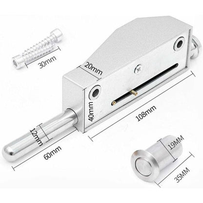 Multi-Purpose Door Lock, Garage Door Lock, Gate Lock, Universal Door Lock, Comes With 2 Keys, For Indoor And Outdoor - Image 2