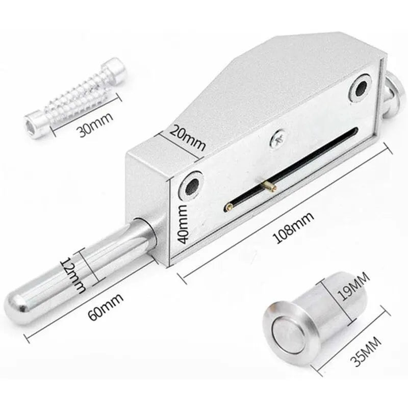 Multi-Purpose Door Lock, Garage Door Lock, Gate Lock, Universal Door Lock, Comes With 2 Keys, For Indoor And Outdoor - Image 2