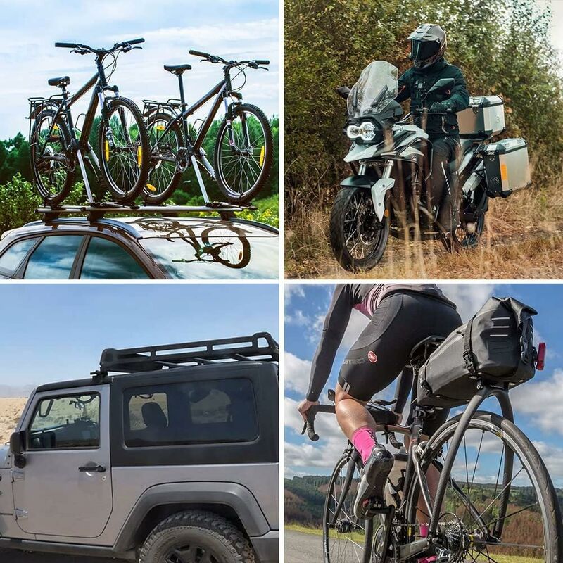Tie Down Straps, Tie Down Straps, Tension Straps, Luggage Tensioner, Adjustable Load Ratchet, For Motorcycle, Car, - Image 3