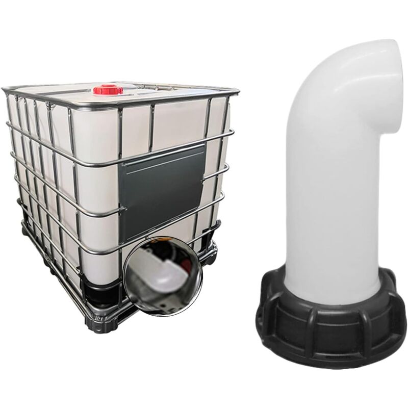 2 pcs Water Tank Nozzle Valve, Water Tank Valve, Ibc Water Tank Adapter 60Mm, For Dead Ibc Tank (White) - Image 4