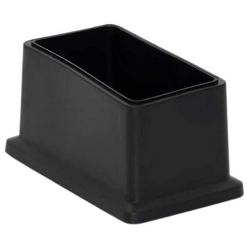 8 Pack Rectangular Pvc Chair Leg Caps Non-Marking Floor Protector 25 X 50Mm (1" X 2") - Image 2